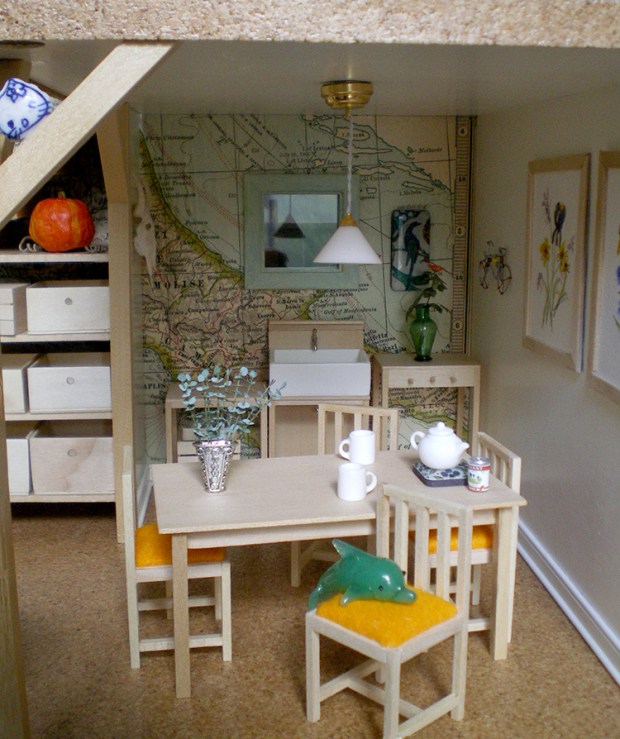 Hello Kitty is the new guardian of the loft. Would you like some tea? 