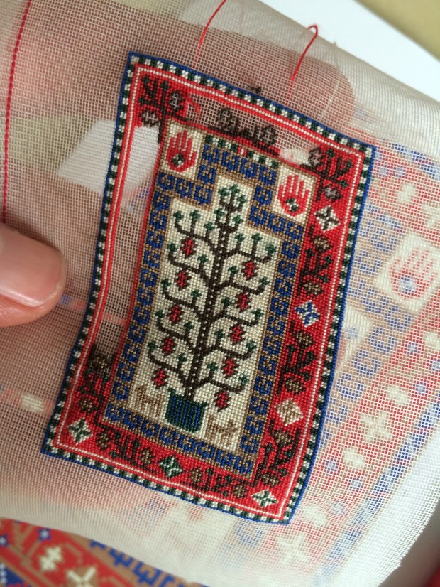 miniature Baluchi prayer rug