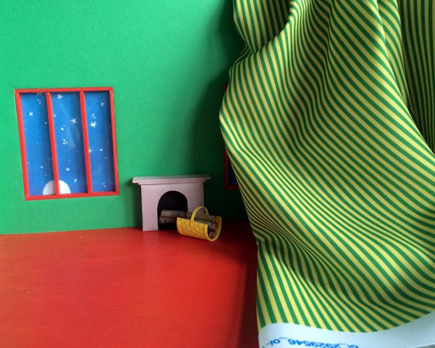 Good Night Moon curtain fabric