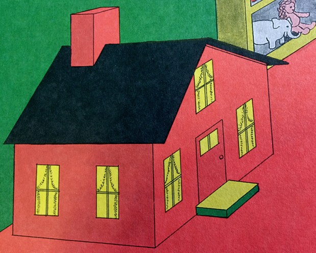 Clement Hurd’s illustration of the little toyhouse 