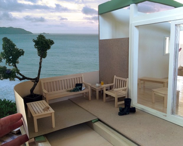 Mockup of the Warming Hut deck extension, with a little Photoshop tomfoolery